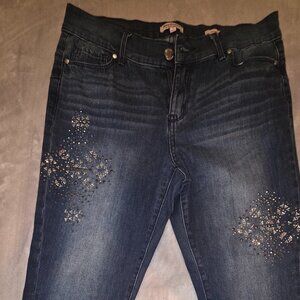 Juicy Couture Rhinestone Embellished Jeans